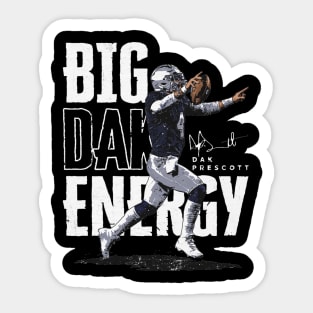 Dak Prescott Dallas Big Dak Energy Sticker